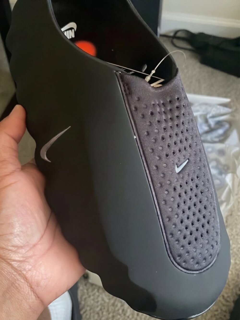 New - Nike Mind 001 Slide “Black Chrome” - Picture 4 of 7